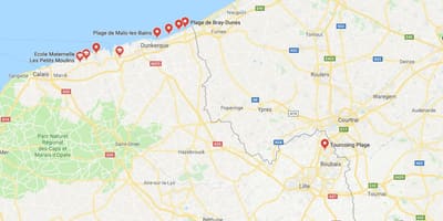 Peta Notre pantai
