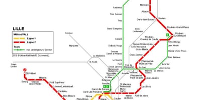 Peta kereta api Notre